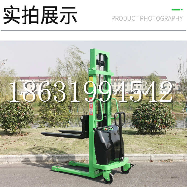 十堰市电动叉车堆高车液压铲车电瓶1吨2吨站驾步行式小型全自动叉车
